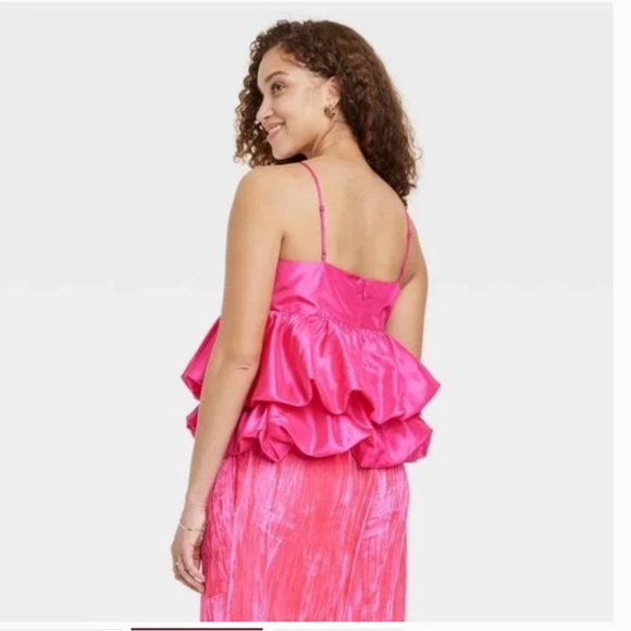 Barbie Pink Ruffle Tank💕 - Picture 3 of 3